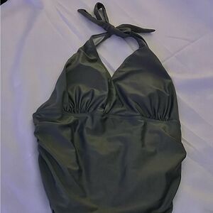 SHEIN Gray and White‎ Swimsuit